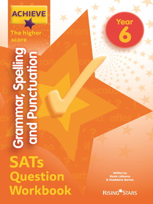 cover image of Achieve Grammar Spelling Punctuation Question Workbook Higher (SATs)